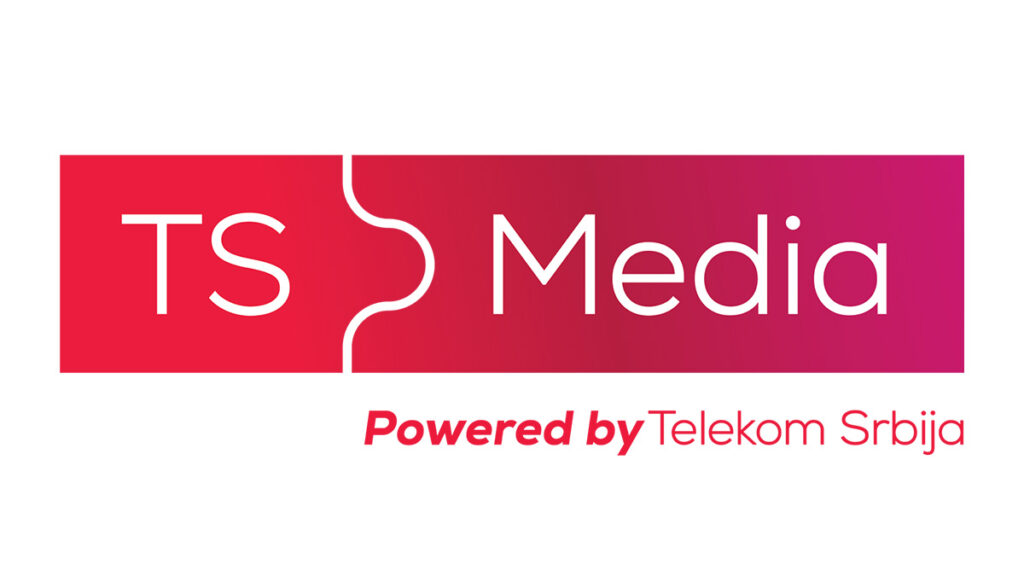 TS Media logo – Powered by Telekom Srbija