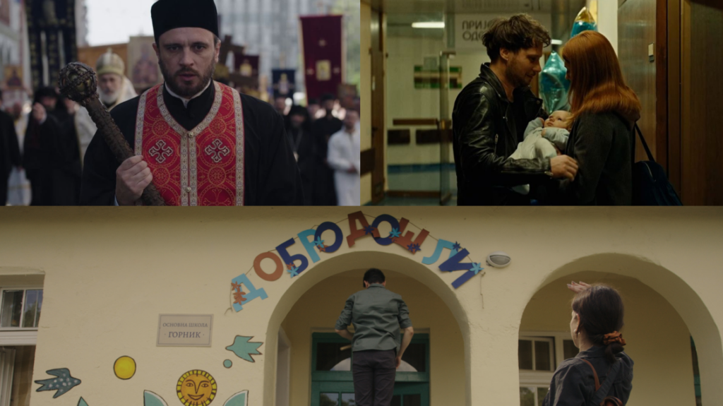 Serija-2026-Tri filmske scene: postapokaliptična, romantična i poslovna.