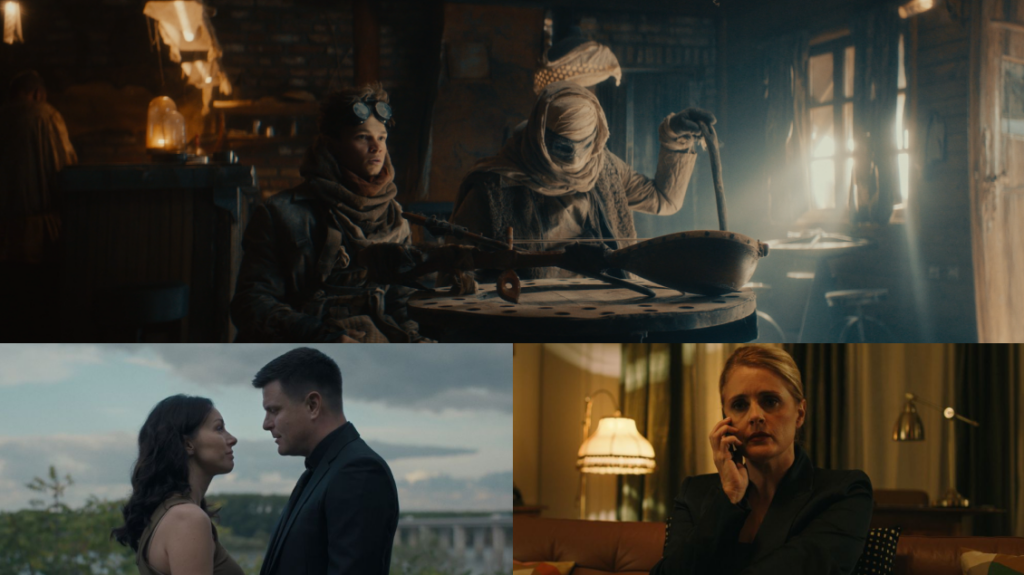 serija-2026:Tri dramske scene: sveštenik, roditelji sa bebom i ulaz u školu.